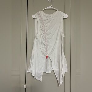 Free People Movement Cotton Cinch Front Tank Top